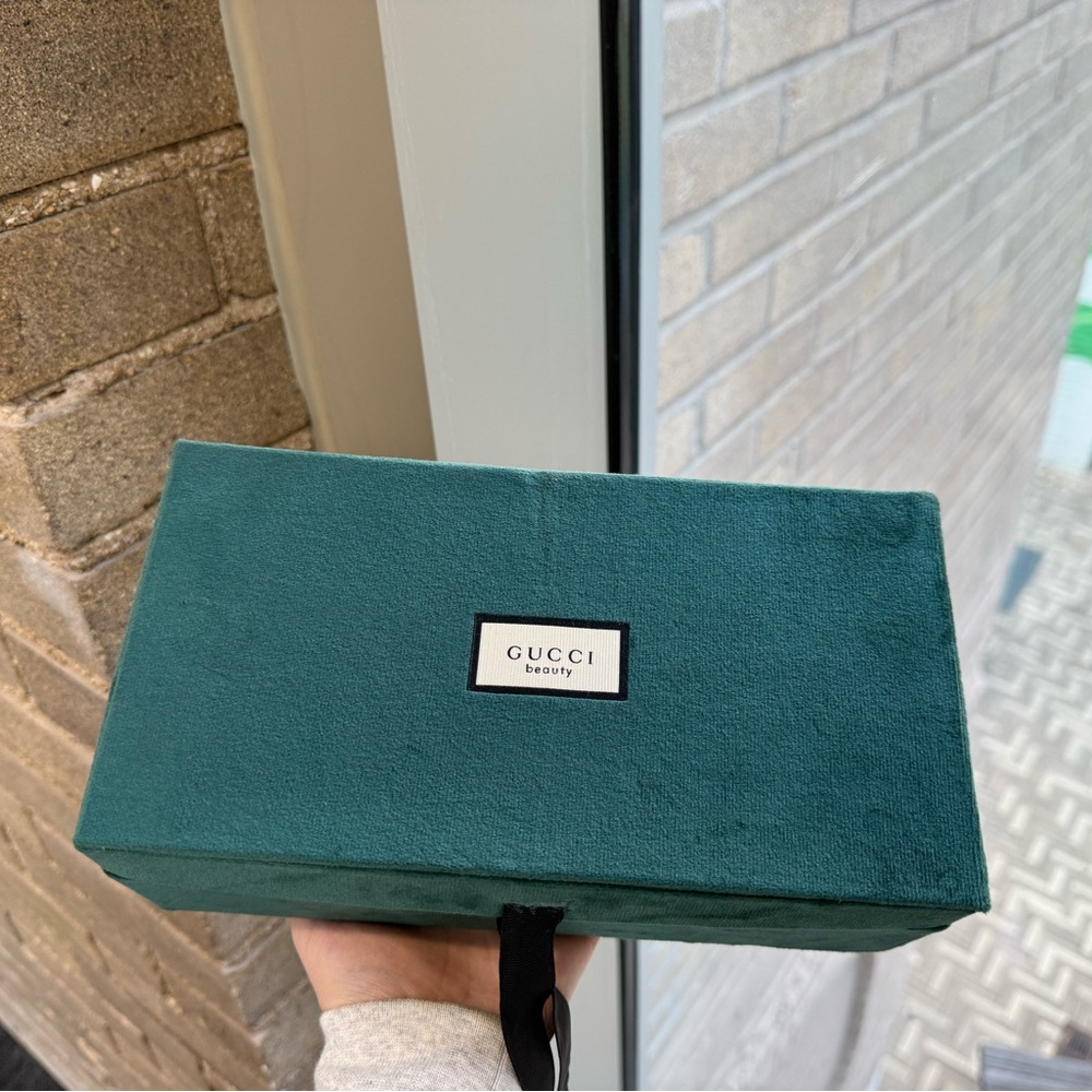 Gucci Beauty Velvet Makeup Storage Box Jewelry Organizer Box